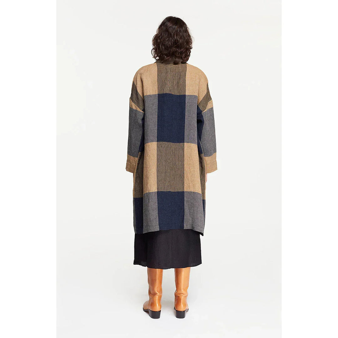 Manteau en lin Pomandre
