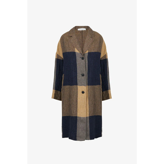 Manteau en lin Pomandre
