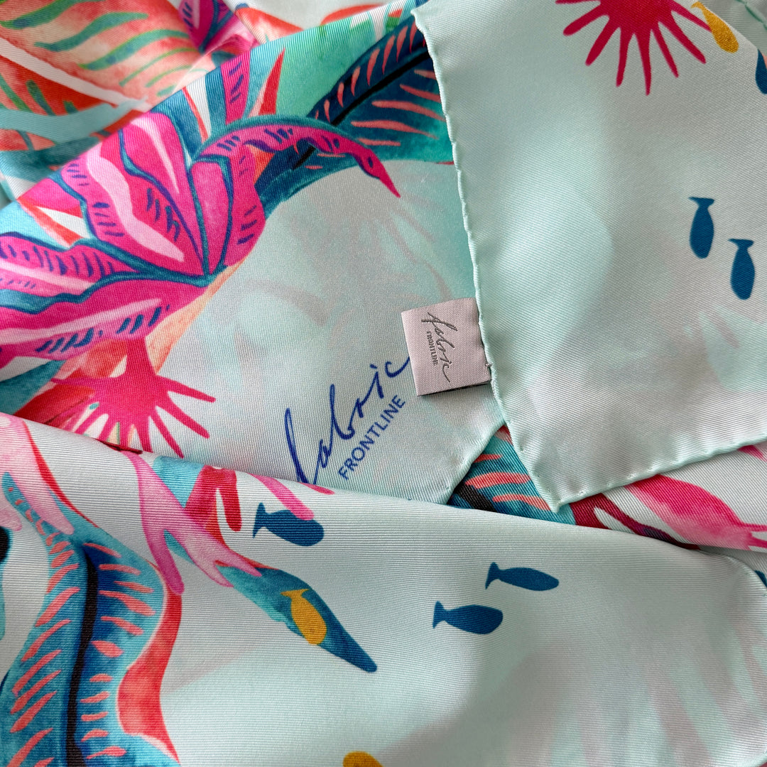 FABRIC FRONTLINE Silk Scarf