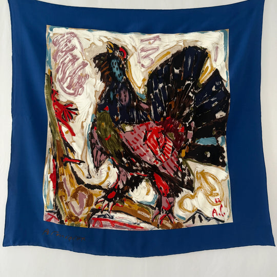 ALOIS CARIGIET New Silk Scarf