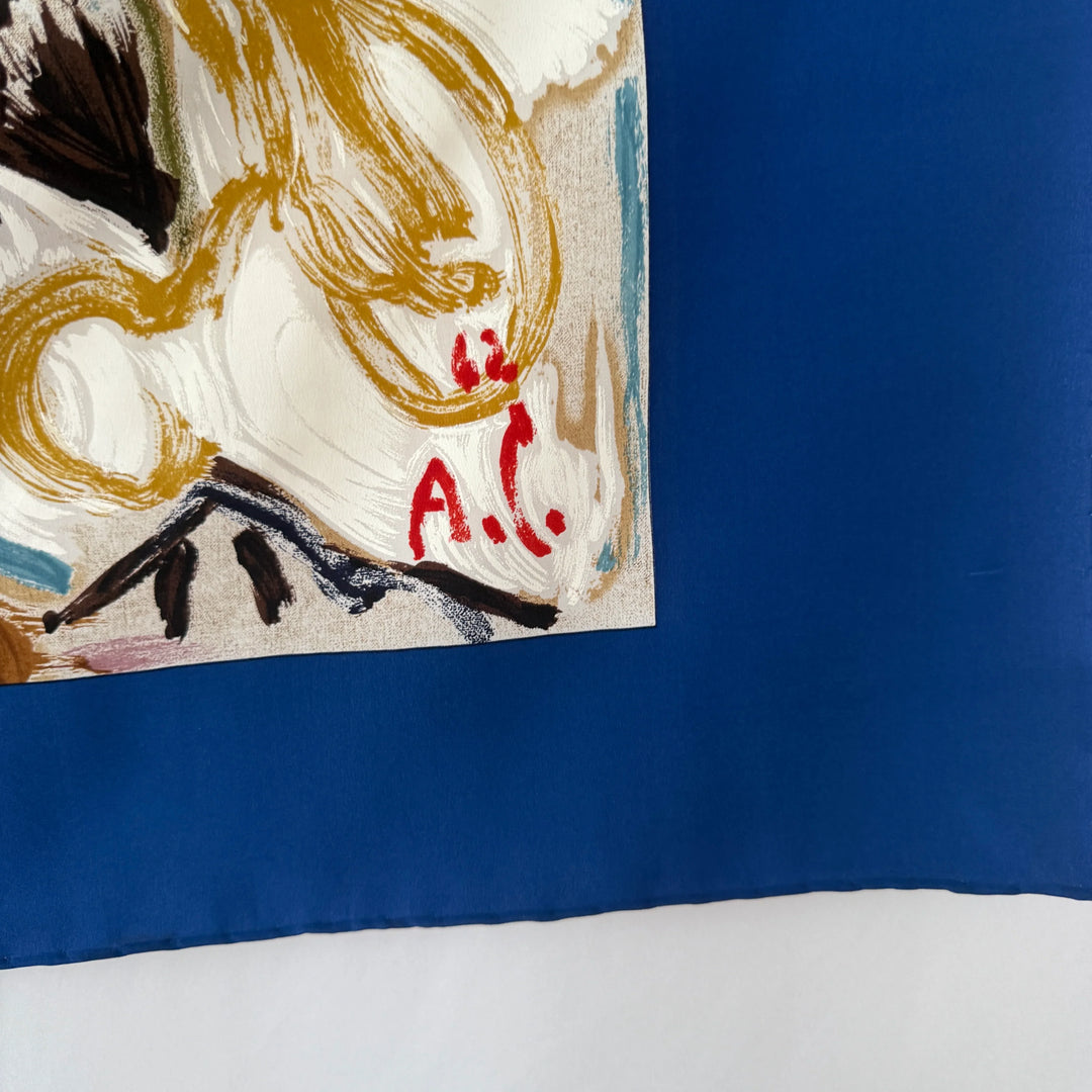 ALOIS CARIGIET New Silk Scarf