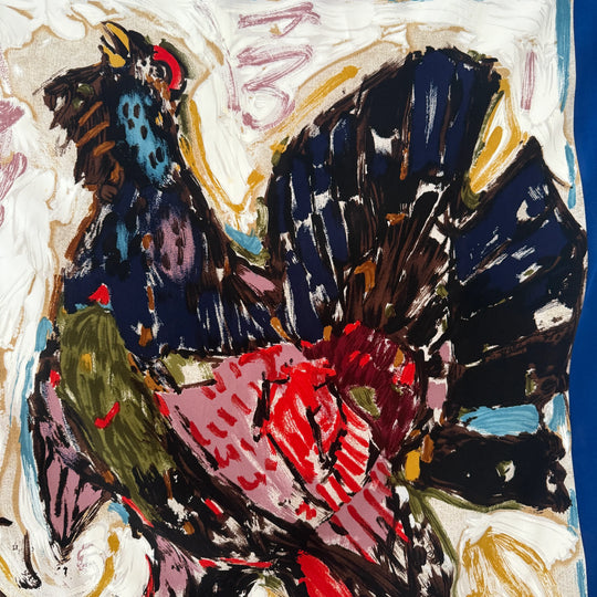 ALOIS CARIGIET New Silk Scarf