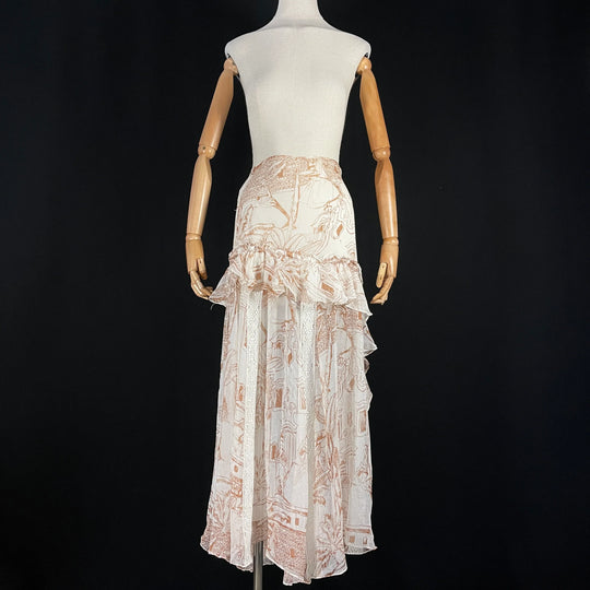 AGUA DE COCO By Liana Thomaz silk skirt