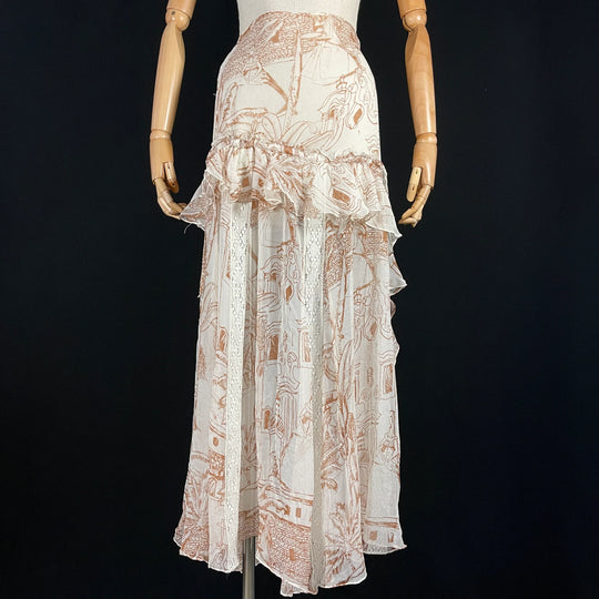 AGUA DE COCO By Liana Thomaz silk skirt