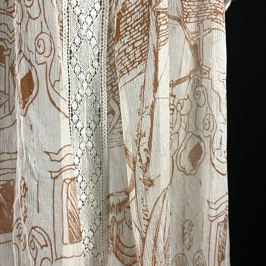 AGUA DE COCO By Liana Thomaz silk skirt