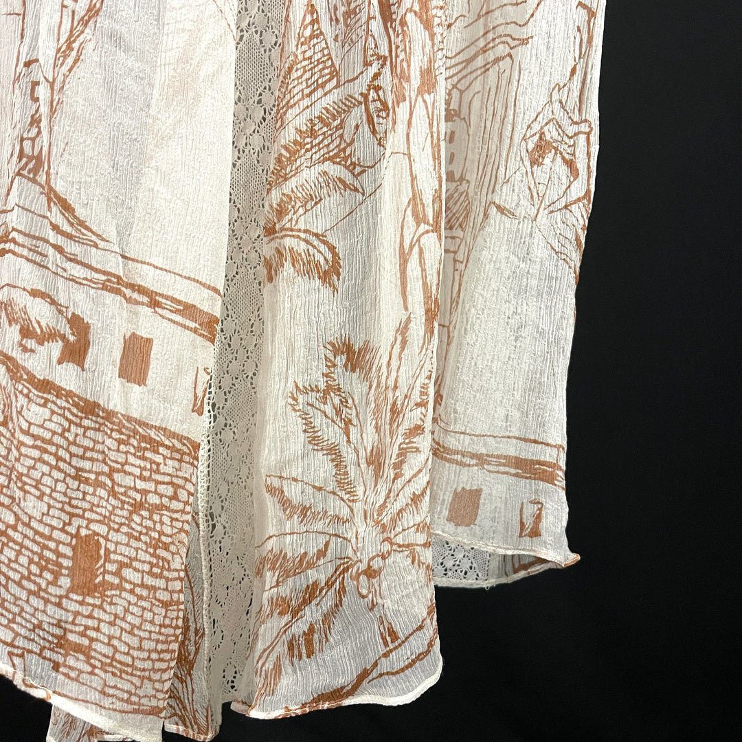 AGUA DE COCO By Liana Thomaz silk skirt