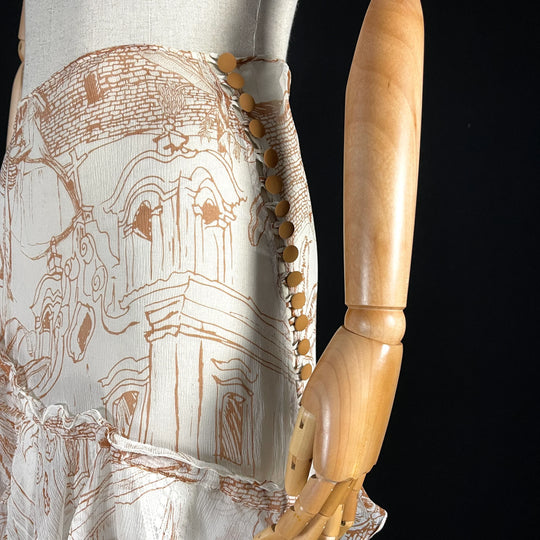 AGUA DE COCO By Liana Thomaz silk skirt