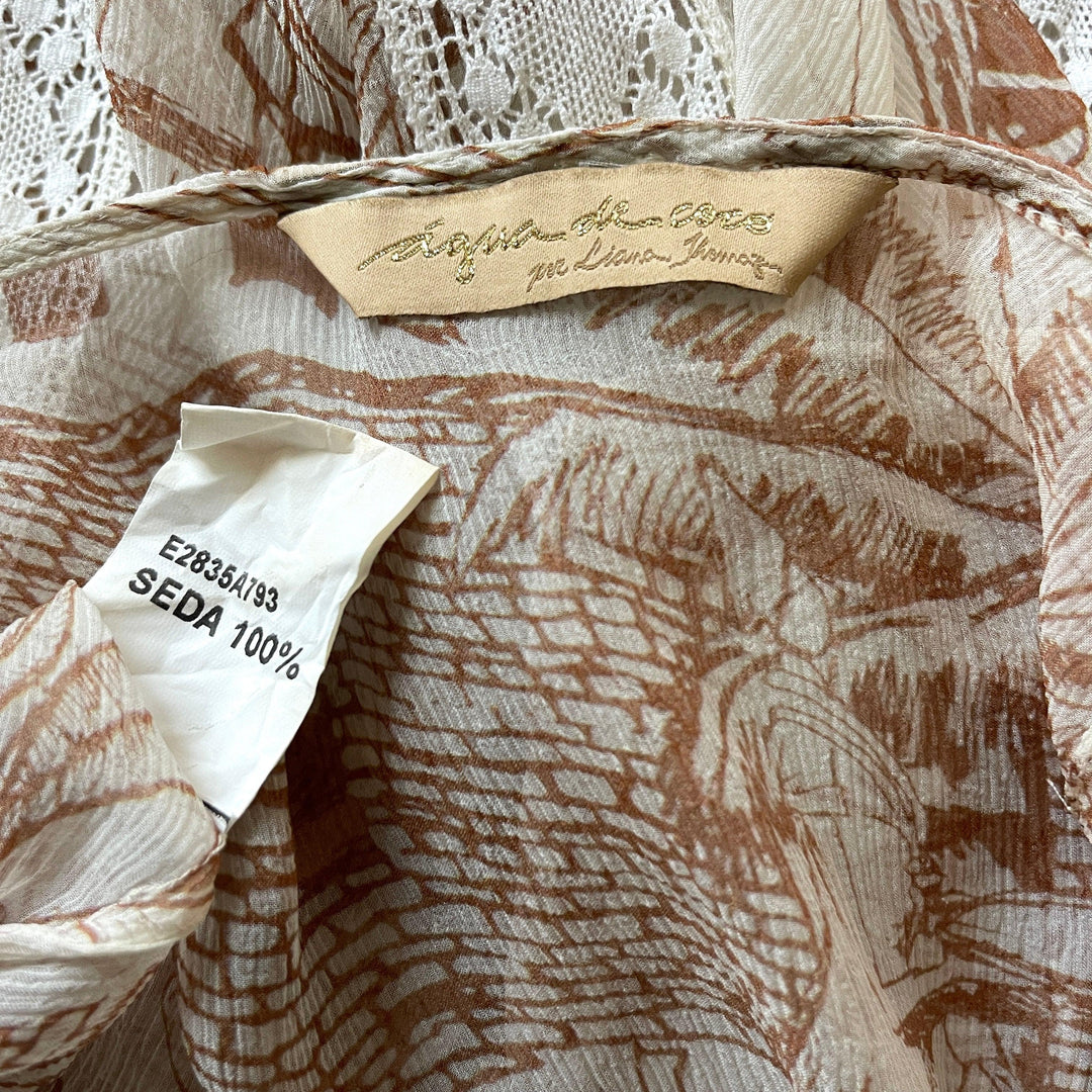 AGUA DE COCO By Liana Thomaz silk skirt