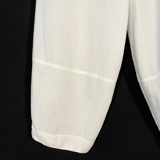 GRIZAS White Linen Pants