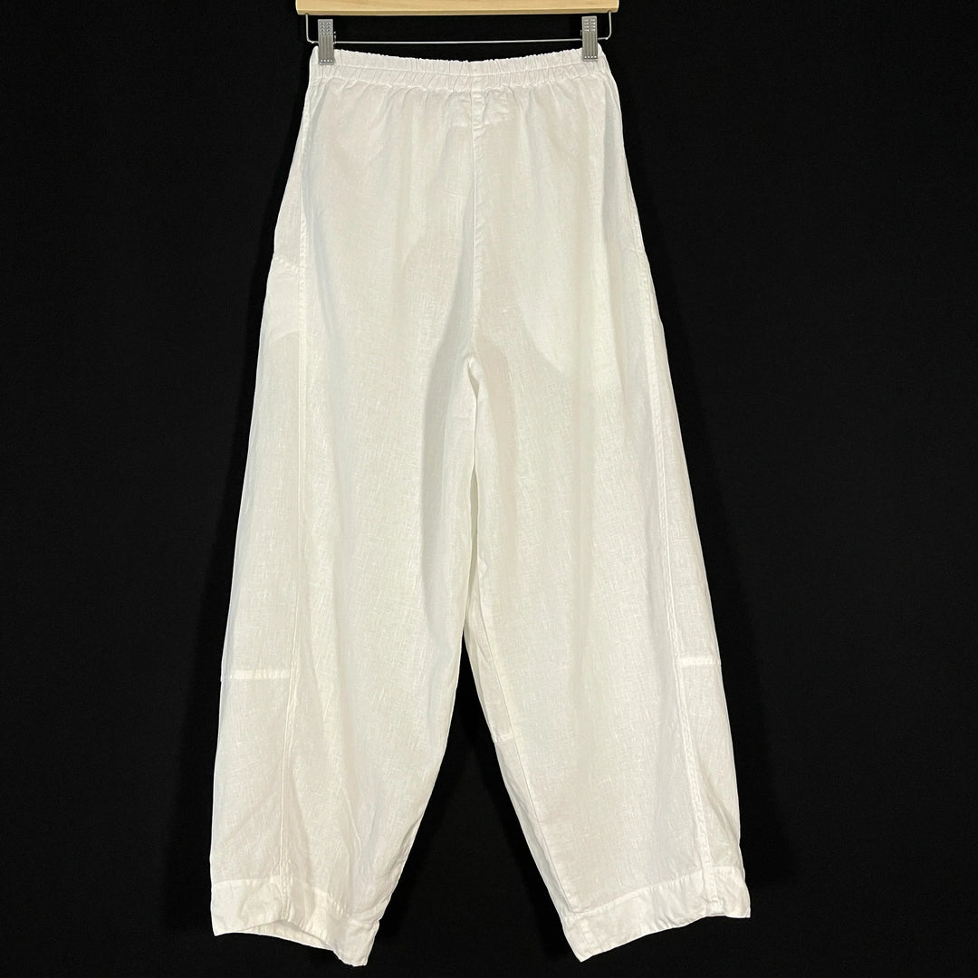 GRIZAS White Linen Pants