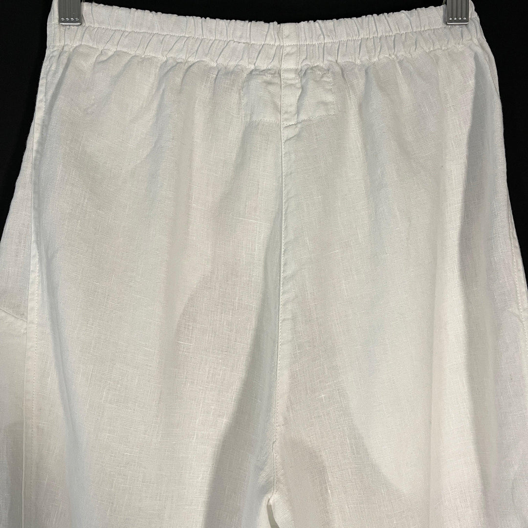 GRIZAS White Linen Pants