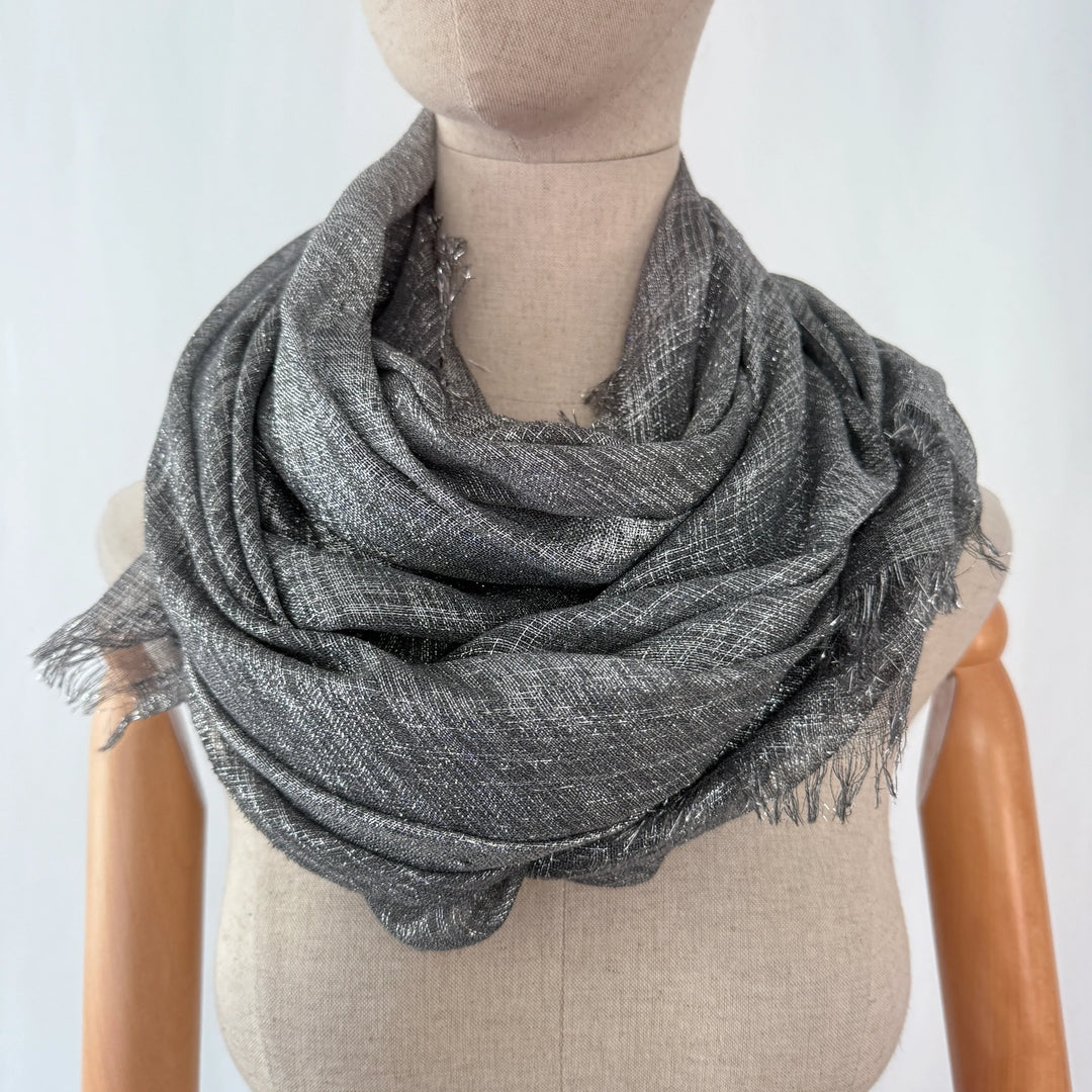 FALIERO SARTI New Cotton/Lurex Scarf