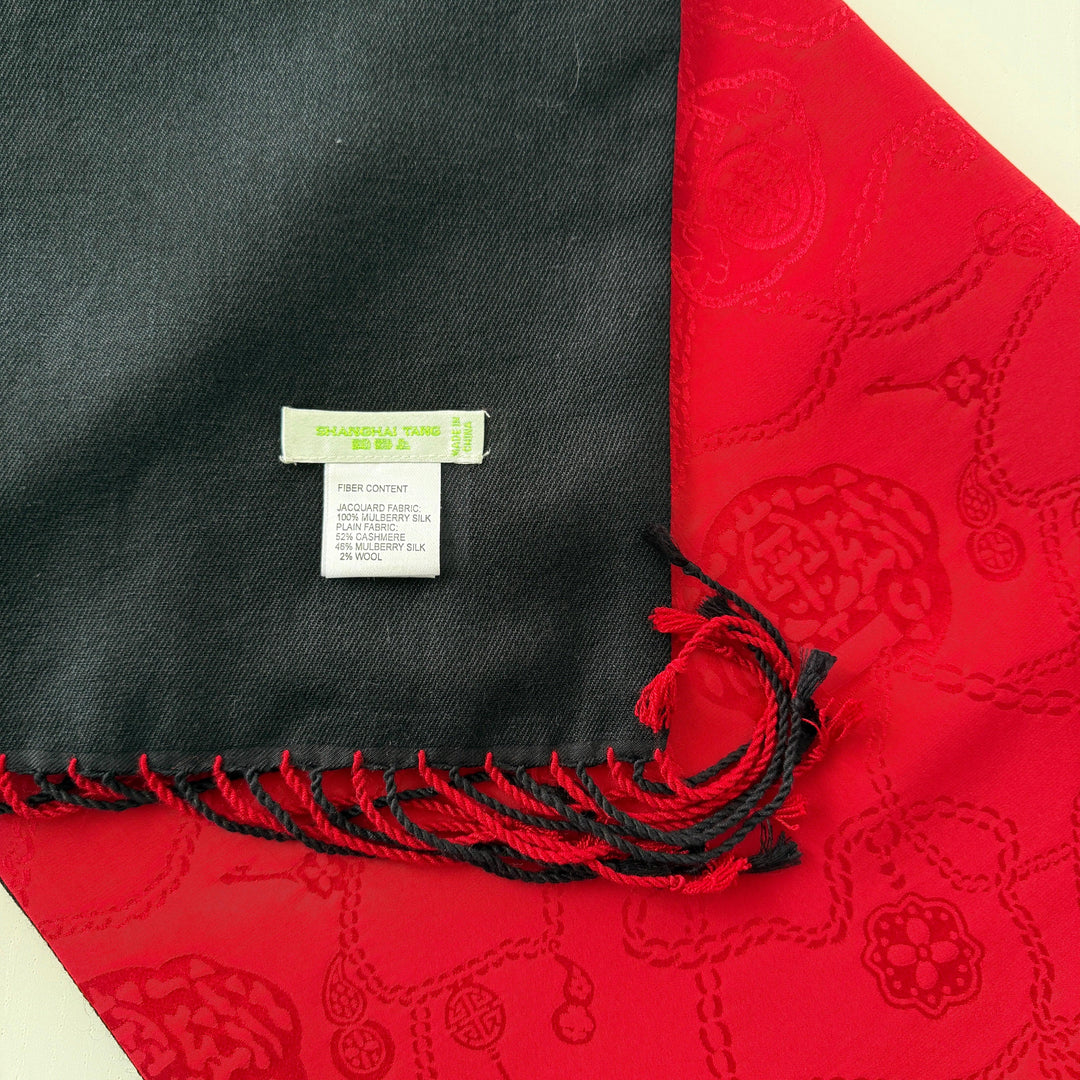 SHANGHAI TANG Silk/Cashmere/Wool New Scarf