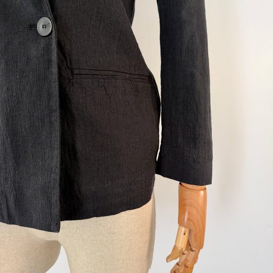 POMANDERE Linen &amp; Cotton Blazer