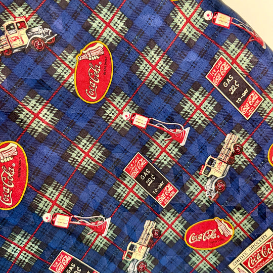 Vintage Coca-Cola 100% Silk Scarf