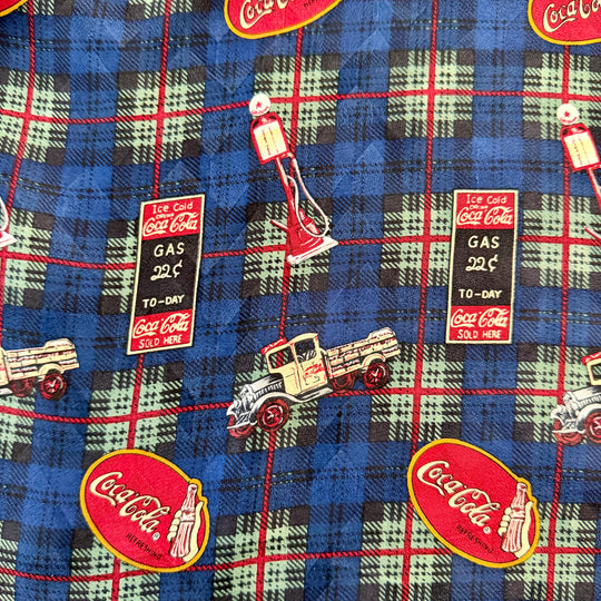 Vintage Coca-Cola 100% Silk Scarf