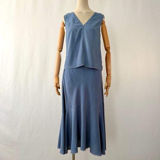 Raquel Allegra Silk Two-Piece Set