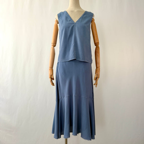 Raquel Allegra Silk Two-Piece Set