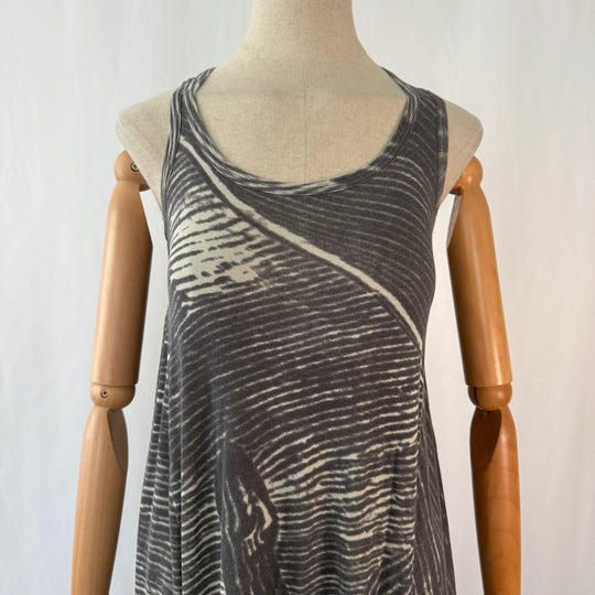 Robe en coton gris RUNDHOLZ