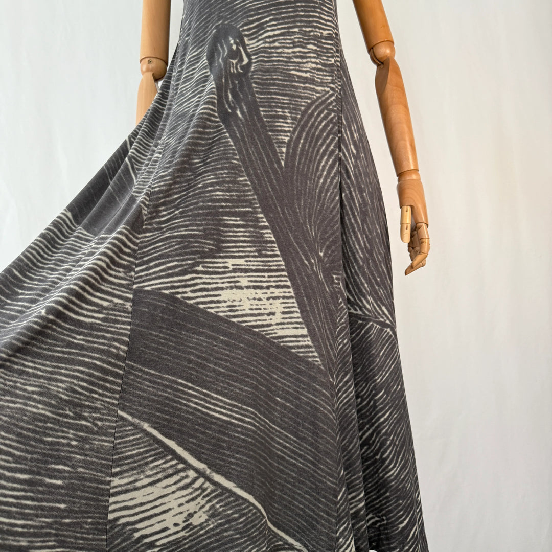 Robe en coton gris RUNDHOLZ