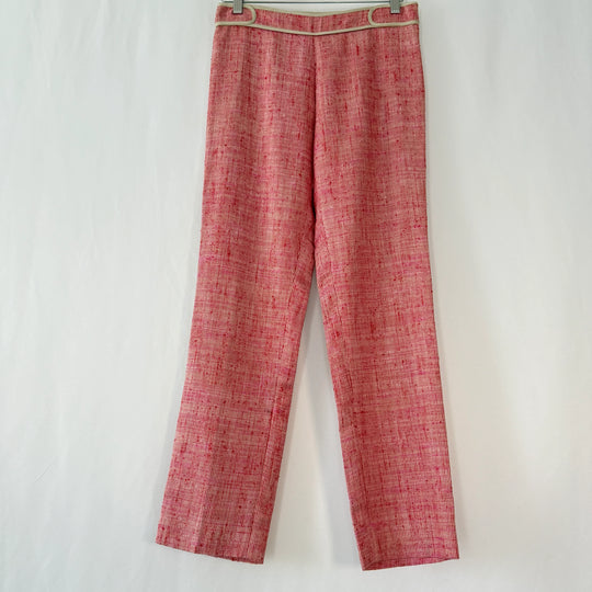 Pantalon AGNONA en soie et lin