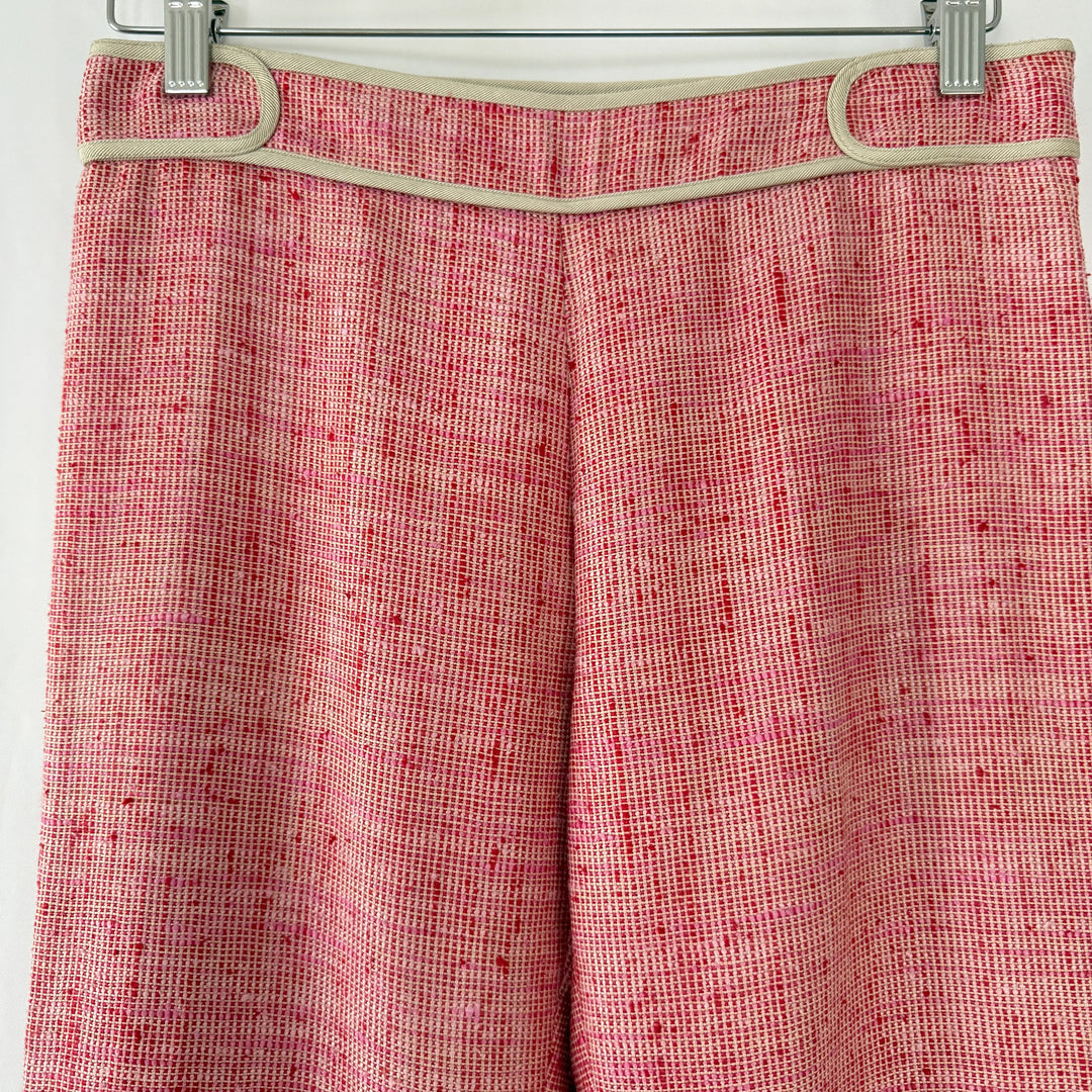 Pantalon AGNONA en soie et lin