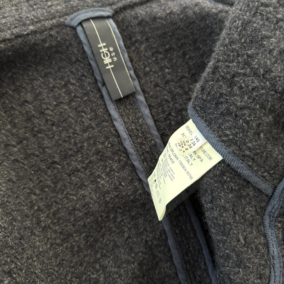 Hochwertige Alltags-Couture-Jacke aus Wolle/Kaschmir
