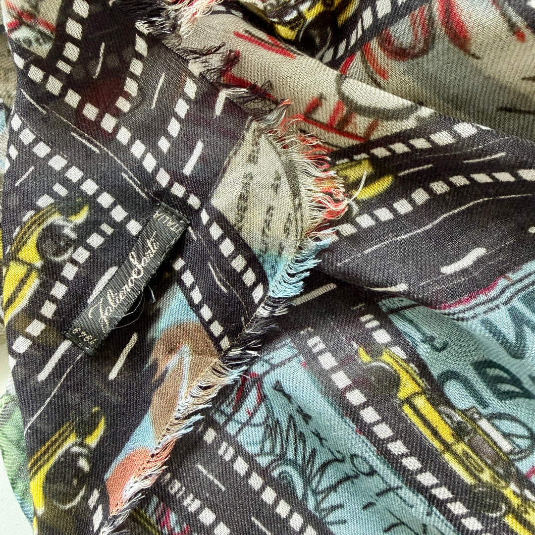 Faliero Sarti × Paolo Fiumi “NY City” New Oversized Scarf