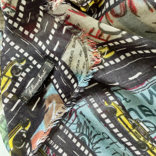 Faliero Sarti × Paolo Fiumi “NY City” New Oversized Scarf