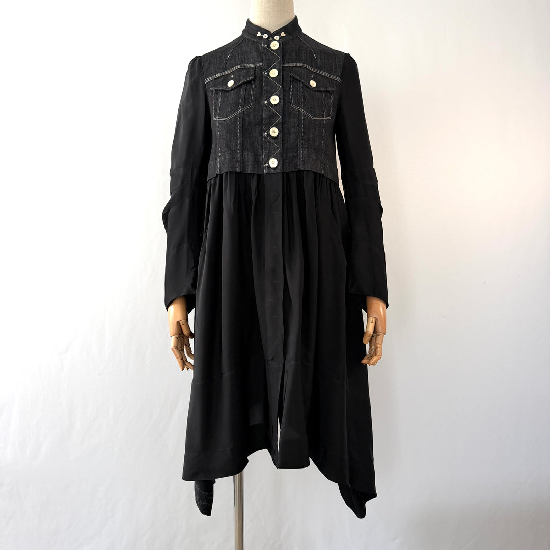 HIGH Everyday Couture dress with denim