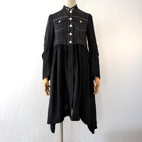 HIGH Everyday Couture dress with denim