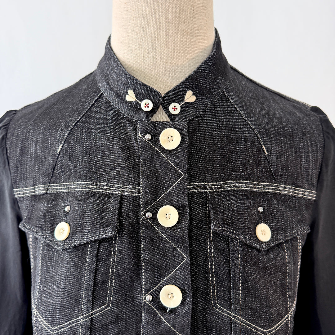 HIGH Everyday Couture dress with denim