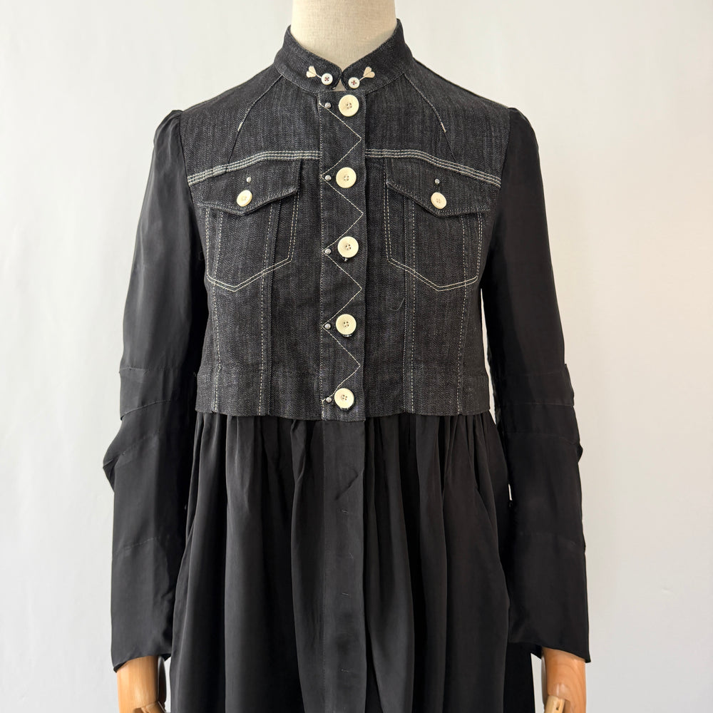 HIGH Everyday Couture dress with denim