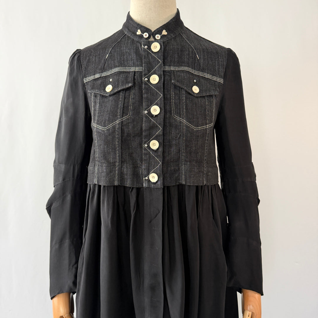 HIGH Everyday Couture dress with denim