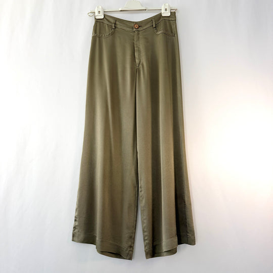 FORTE FORTE Satin Palazzo Pants
