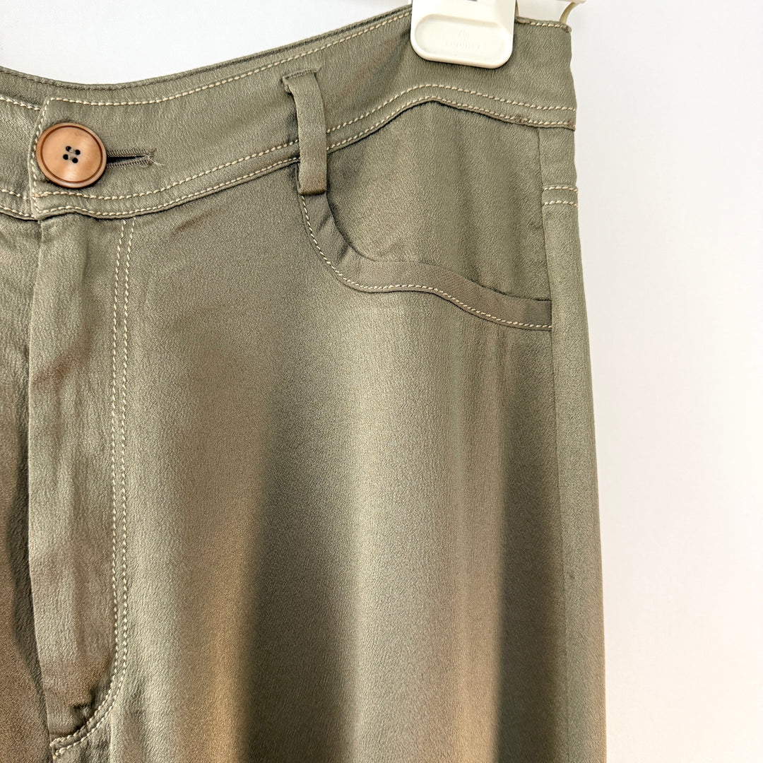FORTE FORTE Satin Palazzo Pants