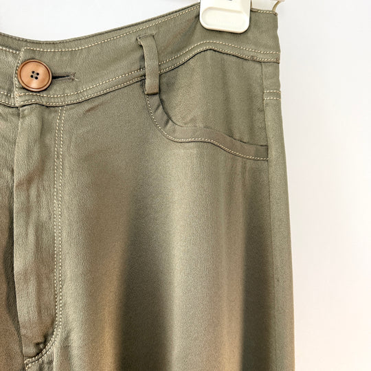 FORTE FORTE Satin Palazzo Pants