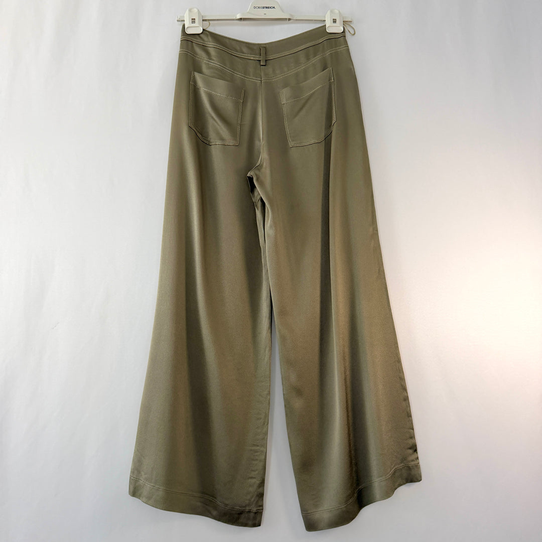 FORTE FORTE Satin Palazzo Pants