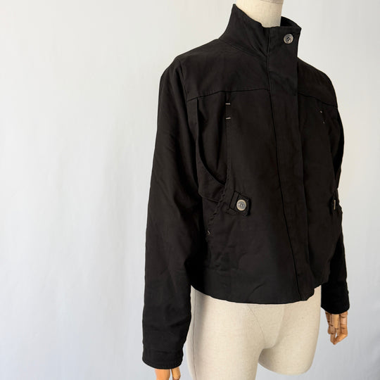Lurdes Bergada Black Cropped Jacket
