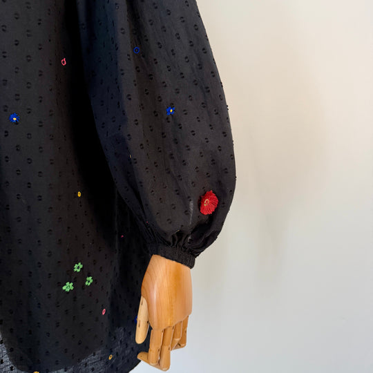 Thierry Colson Embroidered Cotton Dress
