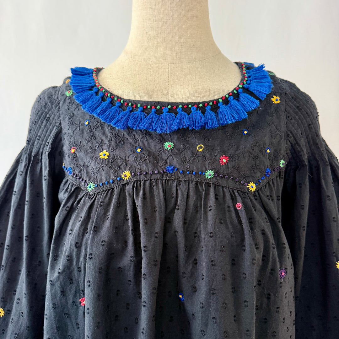 Thierry Colson Embroidered Cotton Dress
