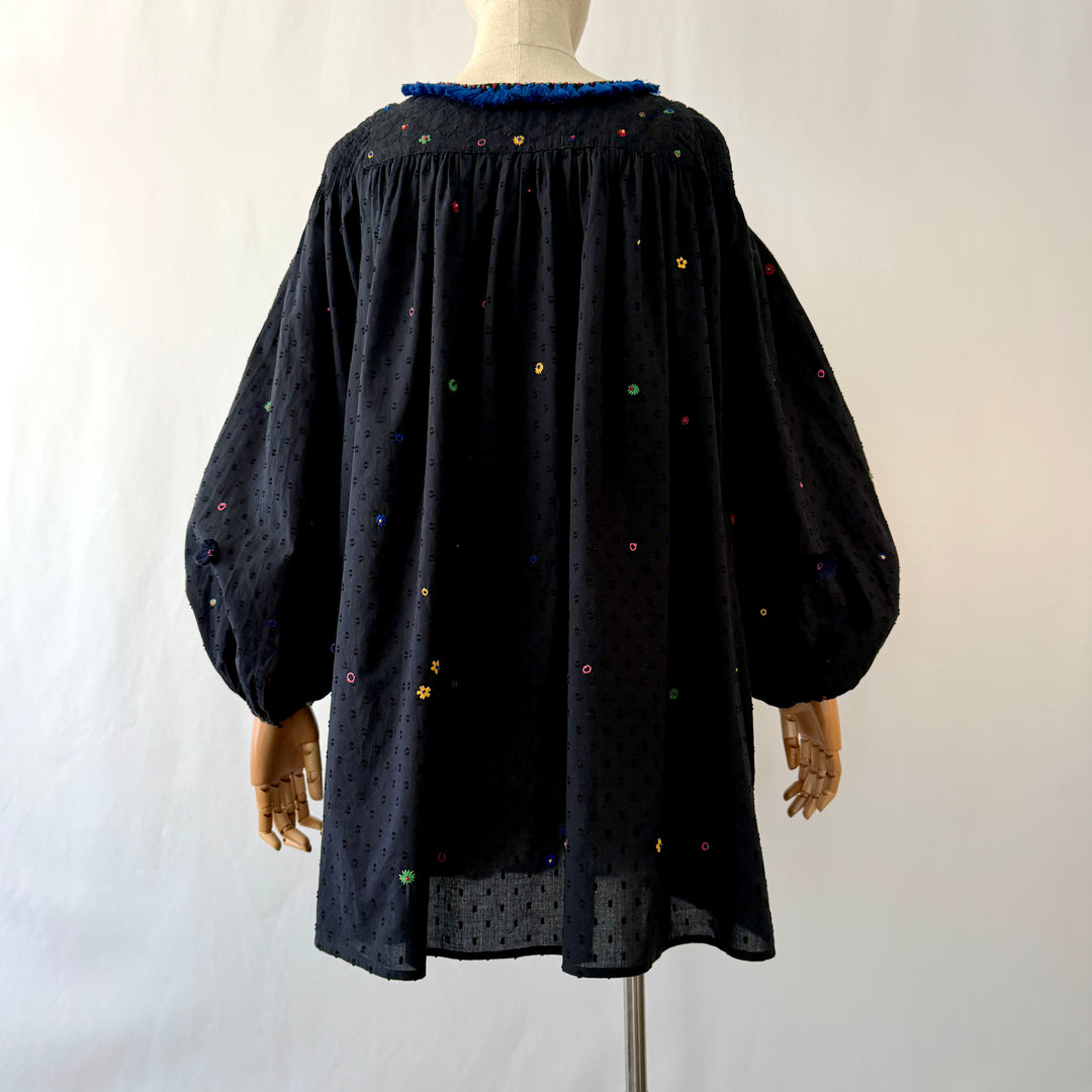 Thierry Colson Embroidered Cotton Dress