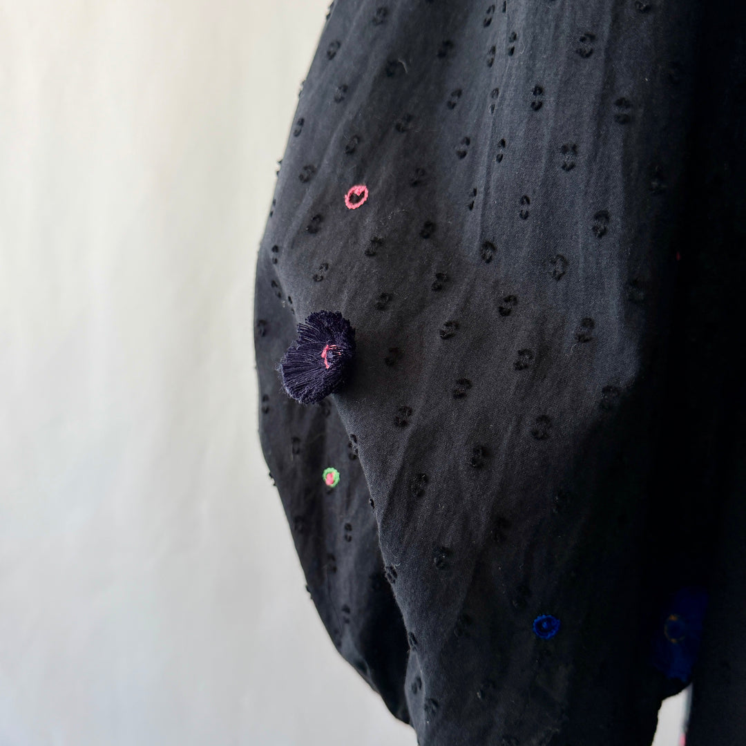 Thierry Colson Embroidered Cotton Dress