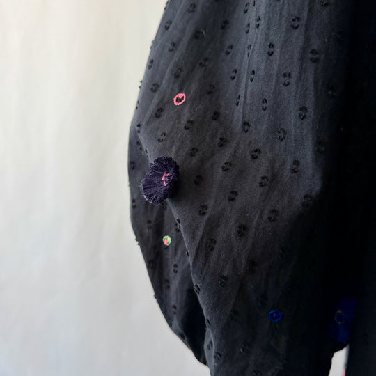 Thierry Colson Embroidered Cotton Dress