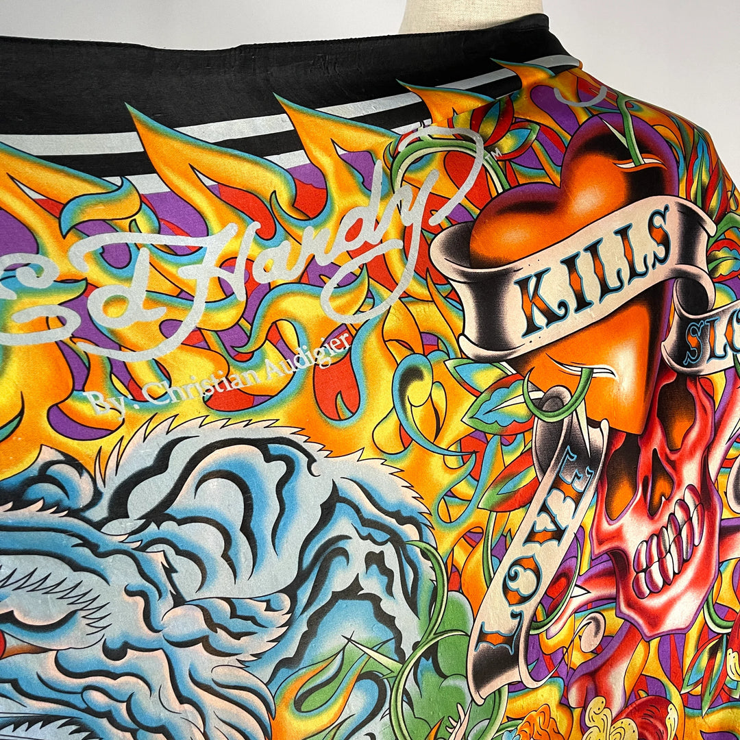 ED HARDY Seidenschal von Christian Audigier