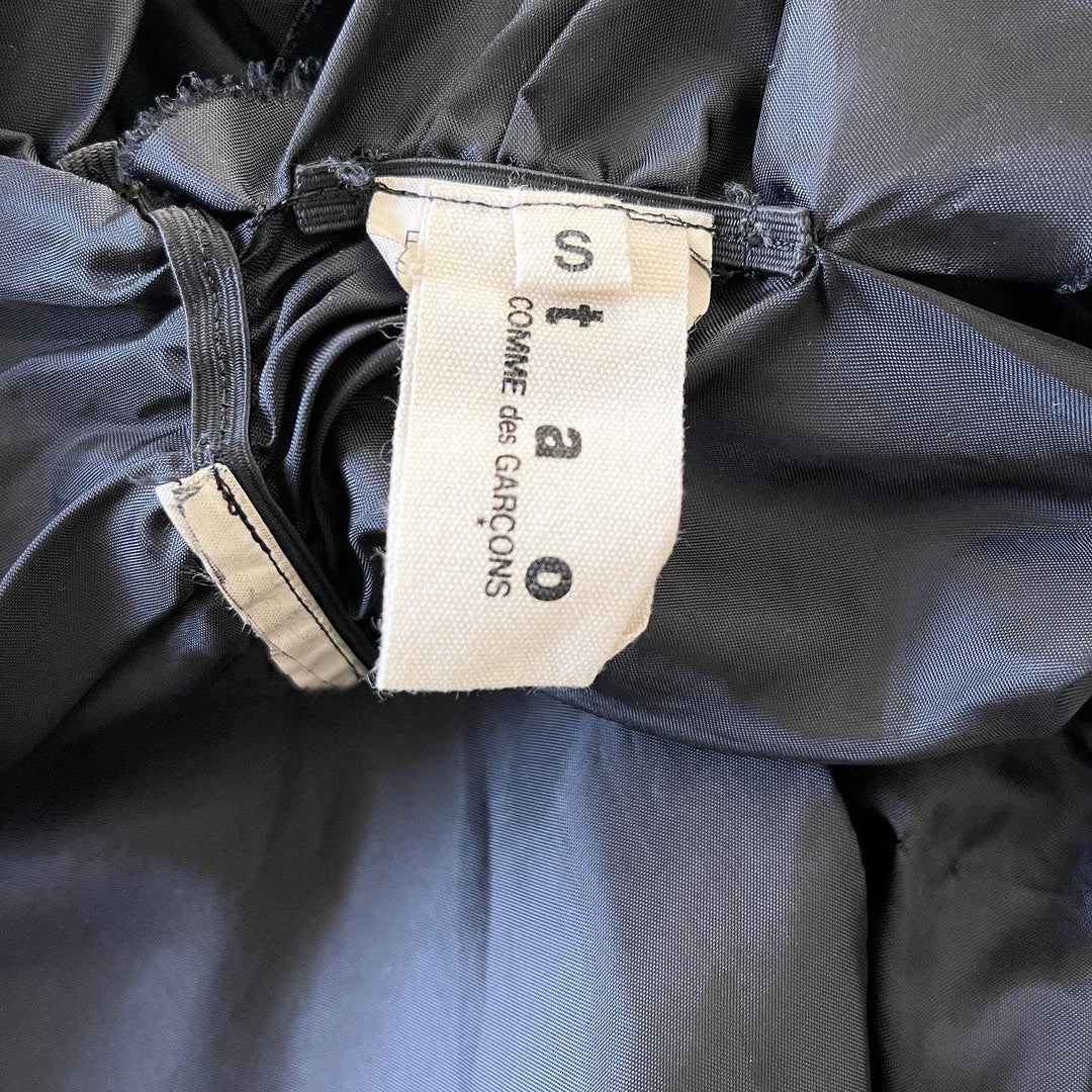 tao COMME des GARÇONS Fall 2007 Runway Black Deconstructed Ruffle Dress