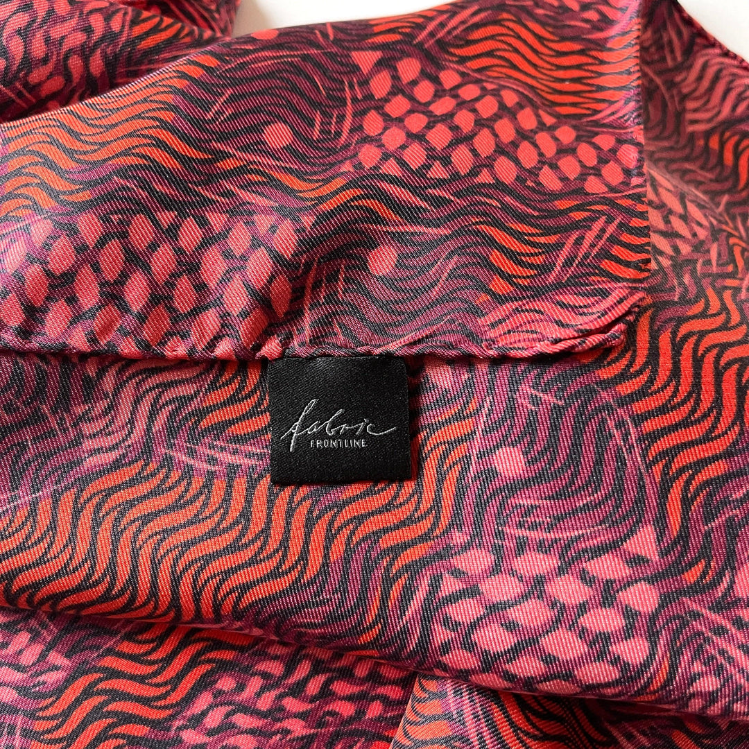 FABRIC FRONTLINE New Silk Scarf