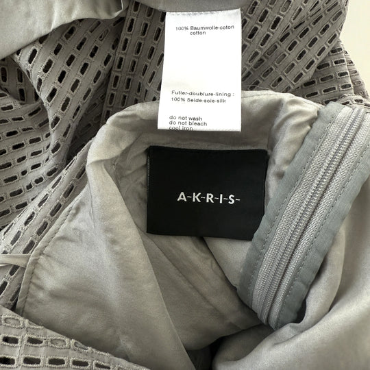 AKRIS Gray Cotton Dress