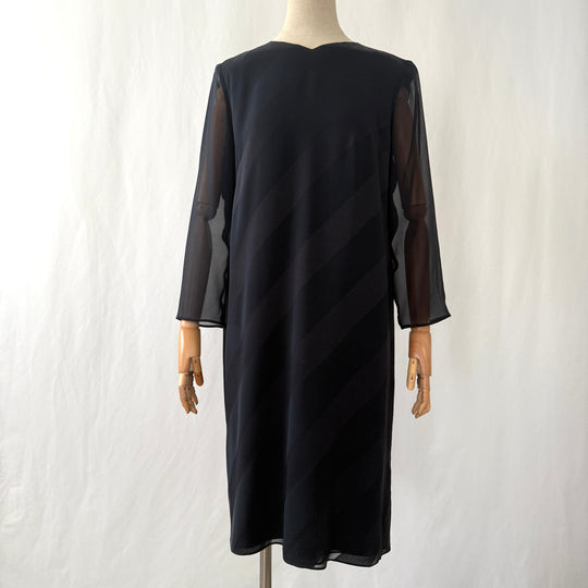 AKRIS Black Silk Dress