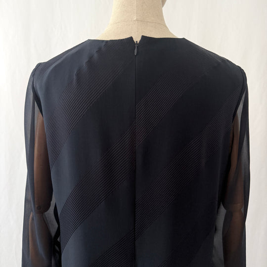 AKRIS Black Silk Dress